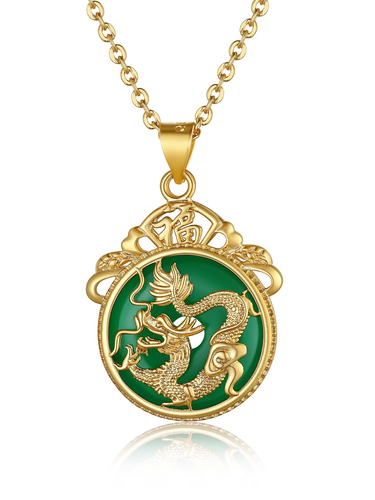 Gold Plated Dragon Necklace