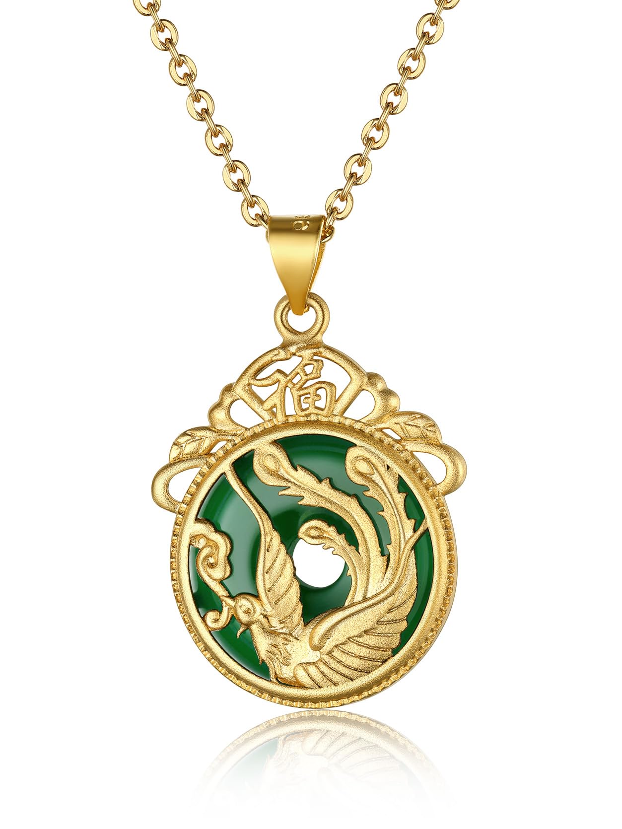 Gold Plated Phoenix Necklace