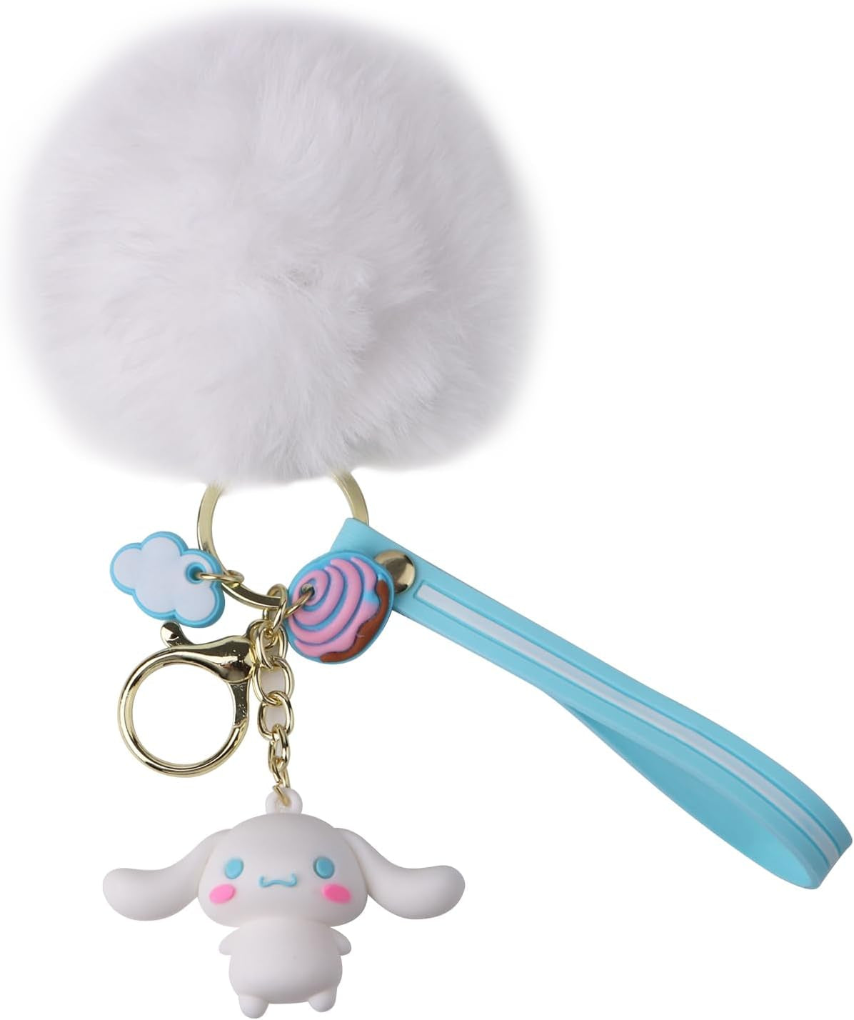 Cute Cinnamoroll Keychain Accessory for Women